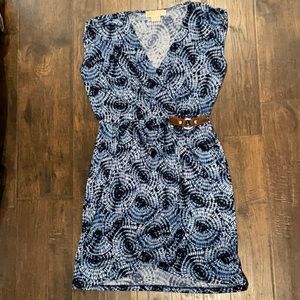 Michael Kors Blue Tie Dye Dress